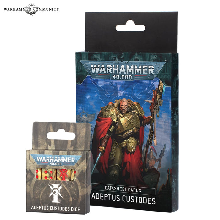 Warhammer 40,000 DATASHEET CARDS: ADEPTUS CUSTODES (ENG)