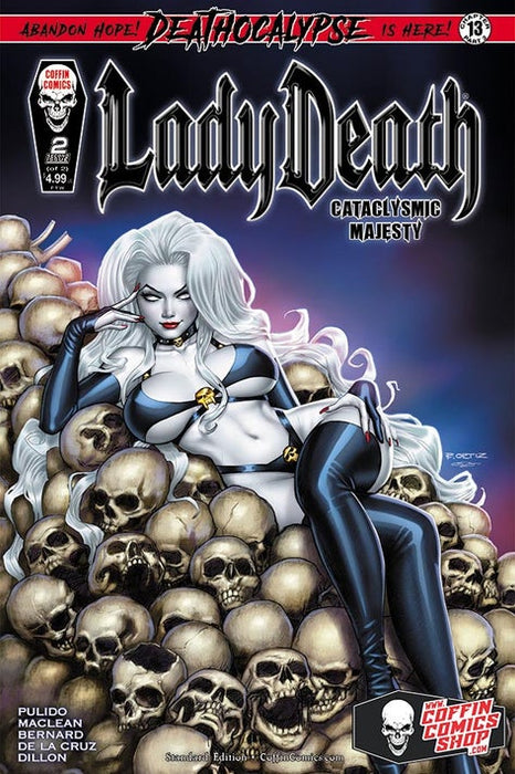 LADY DEATH CATACLYSMIC MAJESTY #2 (OF 2) CVR A ORTIZ (Signed by Brian Pulido)
