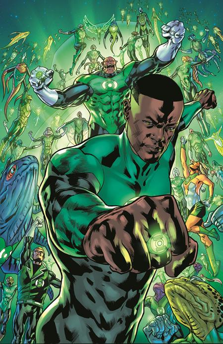 GREEN LANTERN (2021) #1 CVR B BRYAN HITCH CARD STOCK VAR