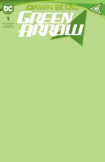 GREEN ARROW (2023) #1 CVR D BLANK CARD STOCK VAR