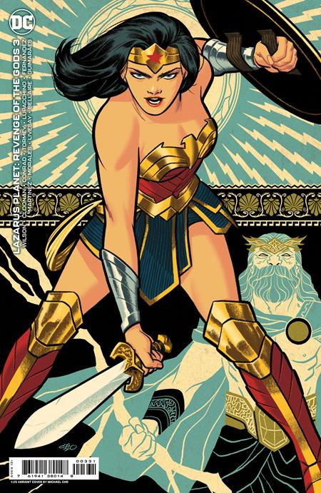 LAZARUS PLANET REVENGE OF THE GODS #3 (OF 4) CVR C INC 1:25 MICHAEL CHO CARD STOCK VAR