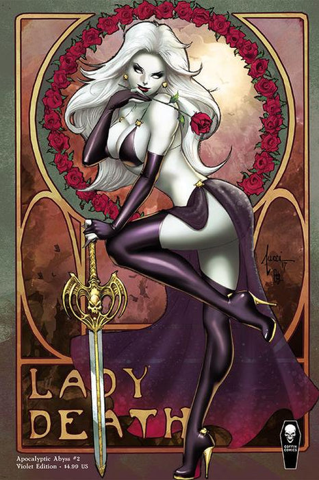Lady Death: Apocalyptic Abyss #2 (of 2) - Violet Edition (Signed by Brian Pulido)