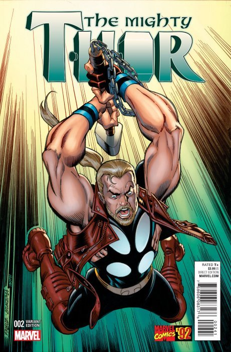Mighty Thor (2015) #2 (1:20 Frenz Marvel 92 Variant)