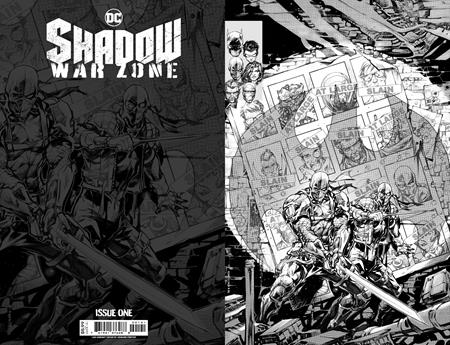SHADOW WAR ZONE #1 (ONE SHOT) CVR D INC 1:50 HOWARD PORTER B&W X-MEN HOMAGE VAR