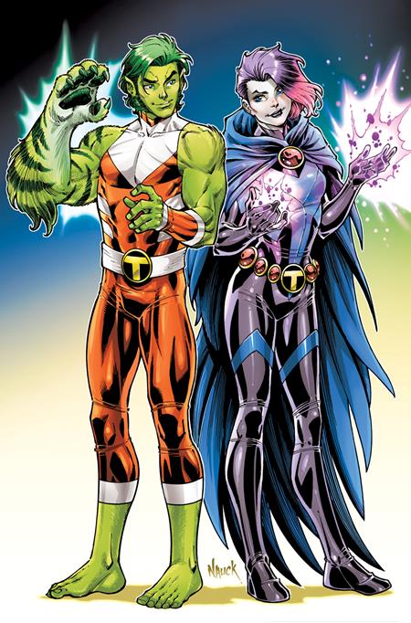 TEEN TITANS ACADEMY #15 CVR B TODD NAUCK CARD STOCK VAR