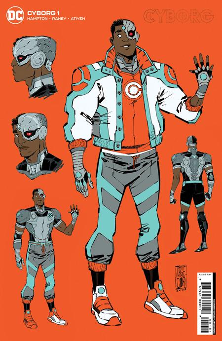 CYBORG #1 (OF 6) CVR E INC 1:50 JORGE CORONA DESIGN CARD STOCK VAR