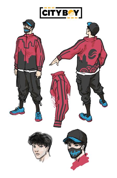 CITY BOY #1 (OF 6) CVR E INC 1:50 MINKYU JUNG CARD STOCK VAR