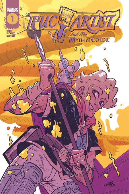 PUC THE ARTIST AND THE MYTH OF COLOR (ONE SHOT) CVR B GARRETT RICHERT 10 COPY VAR