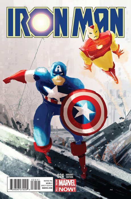 Iron Man (2012) #24 (1:20 Captain America Team Up Variant)