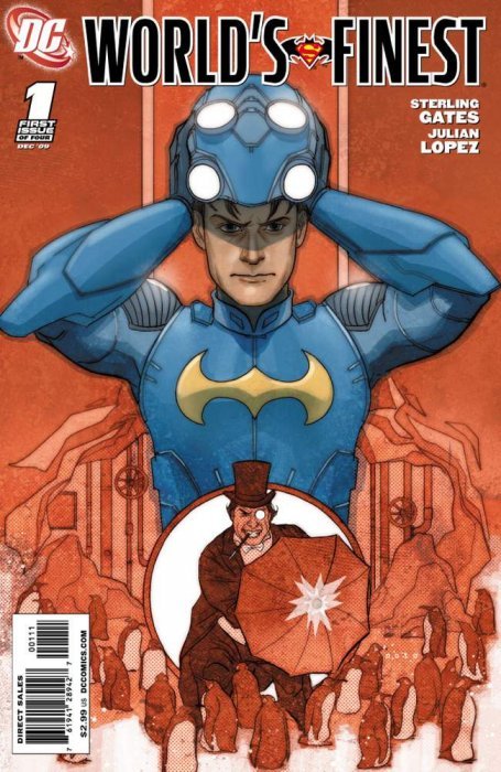 World's Finest (2009) #1 (Nightwing Cover)