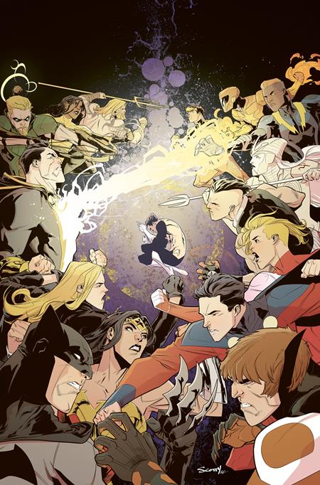 JUSTICE LEAGUE VS THE LEGION OF SUPER-HEROES #5 (OF 6) CVR A SCOTT GODLEWSKI