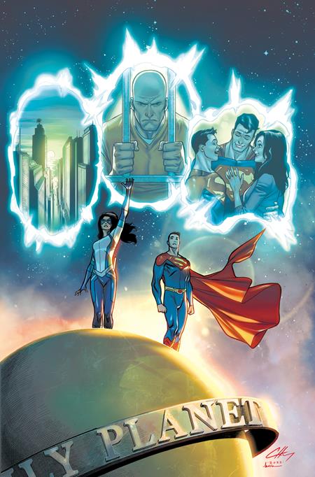 SUPERMAN SON OF KAL-EL #13 CVR C INC 1:25 CLAYTON HENRY CARD STOCK VAR