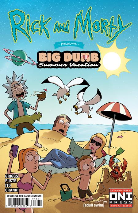 RICK AND MORTY PRESENTS BIG DUMB SUMMER VACATION #1 CVR A DEREK FRIDOLFS