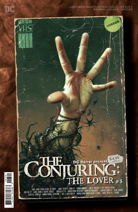 DC HORROR PRESENTS THE CONJURING THE LOVER #3 (OF 5) CVR B RYAN BROWN MOVIE POSTER CARD STOCK VAR (MR)