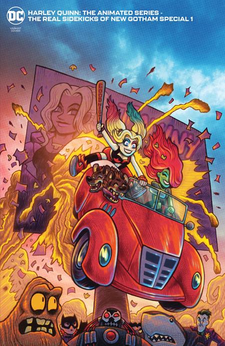 HARLEY QUINN THE ANIMATED SERIES THE REAL SIDEKICKS OF NEW GOTHAM SPECIAL #1 (ONE-SHOT) CVR B DAN HIPP VAR (MR)