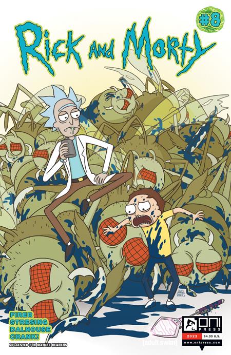 RICK AND MORTY #8 CVR C INC 1:10 ANGELA TRIZZINO VAR (MR)