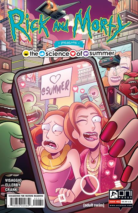 RICK AND MORTY PRESENTS THE SCIENCE OF SUMMER #1 (ONE SHOT) CVR C INC 1:10 SUSAN BLAKE VAR (MR)