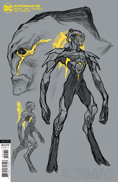 SUPERMAN (2018) #25 INC 1:25 IVAN REIS SYNMAR CARD STOCK VAR