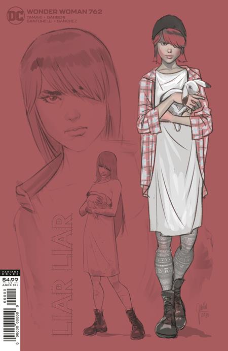WONDER WOMAN (2016) #762 INC 1:25 MIKEL JANIN LIAR LIAR CARD STOCK VAR