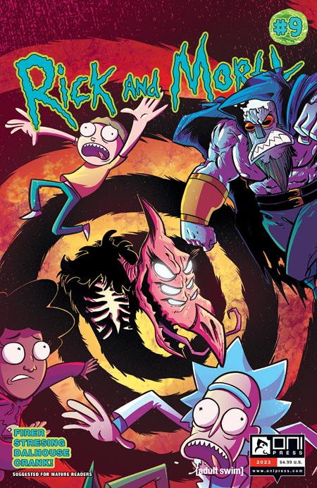 RICK AND MORTY #9 CVR A FRED C STRESING