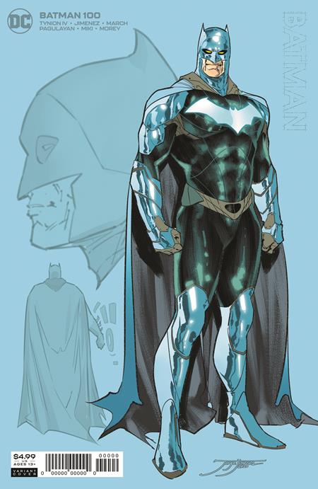 BATMAN (2016) #100 INC 1:25 JORGE JIMENEZ CARD STOCK VAR (JOKER WAR)
