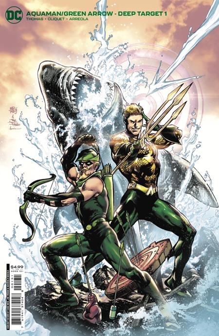 AQUAMAN GREEN ARROW DEEP TARGET #1 (OF 7) CVR C INC 1:25 IVAN REIS & JOE PRADO CARD STOCK VAR
