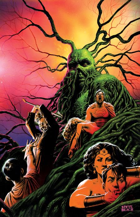 DARK CRISIS THE DEADLY GREEN #1 (ONE SHOT) CVR C INC 1:25 STEVE BEACH FOIL VAR