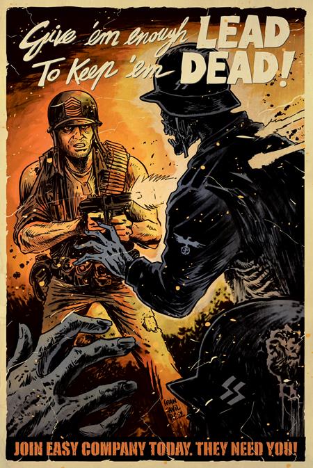 DC HORROR PRESENTS SGT ROCK VS THE ARMY OF THE DEAD #2 (OF 6) CVR B FRANCESCO FRANCAVILLA CARD STOCK VAR (MR)