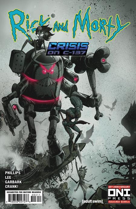 RICK AND MORTY CRISIS ON C 137 #3 (OF 4) CVR A RYAN LEE