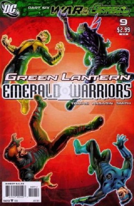 Green Lantern: Emerald Warriors (2010) #9 (2nd Print Variant)