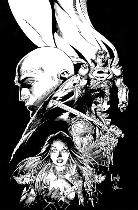 Dark Nights Death Metal (2020) #5 (OF 7) INC 1:100 GREG CAPULLO & JONATHAN GLAPION BLACK & WHITE VAR