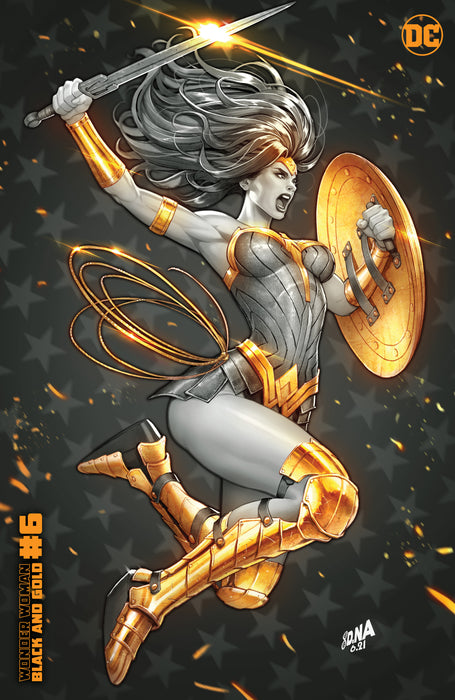 WONDER WOMAN BLACK & GOLD #6 (OF 6) CVR C INC 1:25 DAVID NAKAYAMA VAR