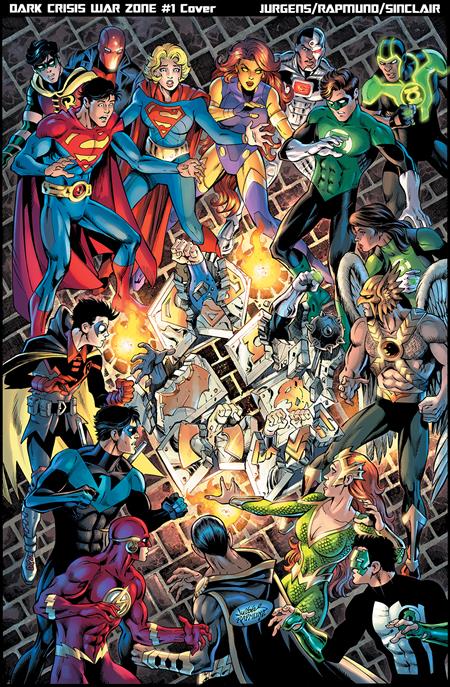 DARK CRISIS WAR ZONE #1 (ONE SHOT) CVR C INC 1:25 DAN JURGENS NORM RAPMUND & ALEX SINCLAIR VAR