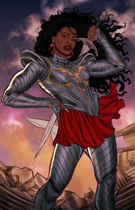 NUBIA AND THE JUSTICE LEAGUE SPECIAL #1 (ONE SHOT) CVR C JOSHUA SWAY SWABY NUBIA 50TH ANNIVERSARY CARD STOCK VAR