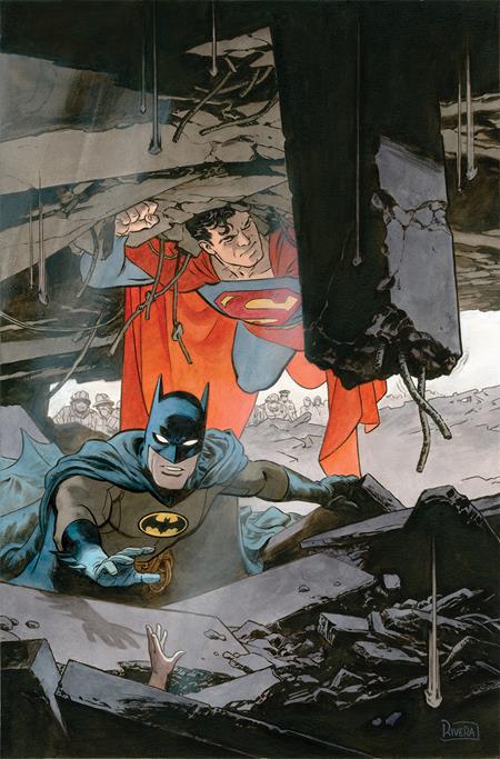BATMAN SUPERMAN WORLDS FINEST #9 CVR B PAOLO RIVERA CARD STOCK VAR