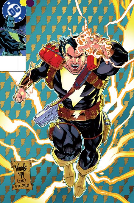BLACK ADAM #6 CVR D CARLO BARBERI 90S COVER MONTH CARD STOCK VAR