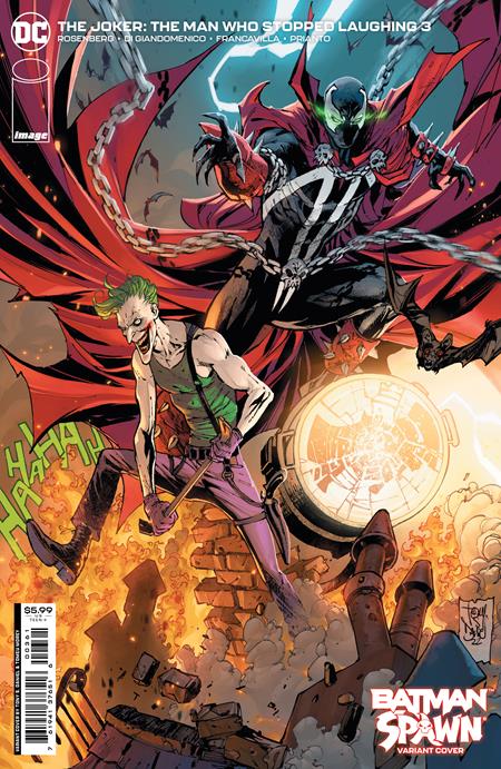 JOKER THE MAN WHO STOPPED LAUGHING #3 CVR F TONY DANIEL DC SPAWN CARD STOCK VAR