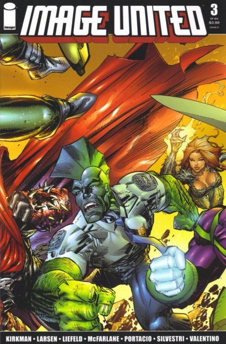 Image United (2009) #3 (Larsen Savage Dragon Cover)
