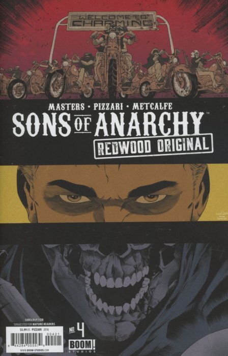 Sons of Anarchy Redwood Original (2016) #4 (Subscription Pizzari Variant)