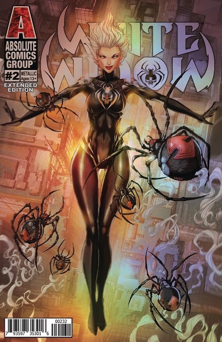 White Widow (2018) #2 (2nd Print Tyndal Holographic Metallic Ink Variant)