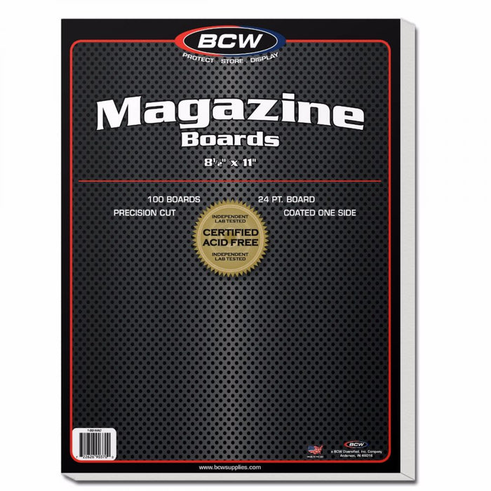 Magazine Backing Boards (100 Count Pack)