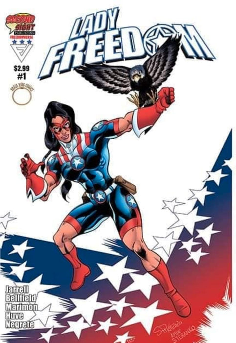 Lady Freedom (2020) #1 Steranko Homage Cover