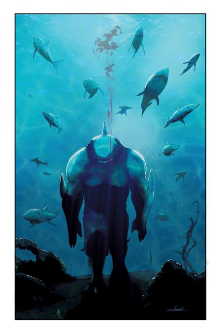 SUICIDE SQUAD KING SHARK #4 (OF 6) CVR B LIVIO RAMONDELLI CARD STOCK VAR