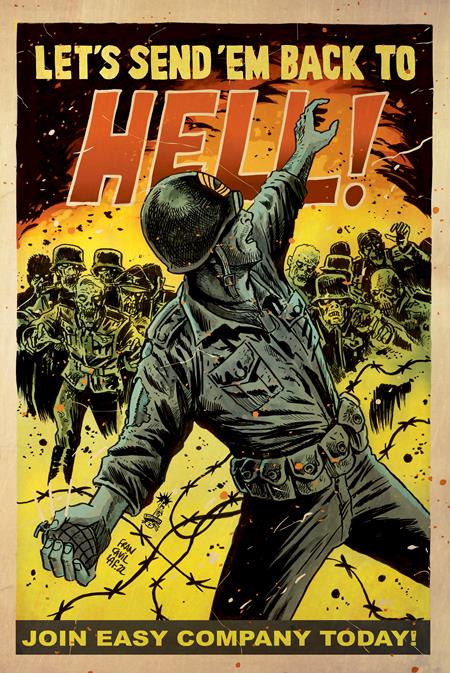 DC HORROR PRESENTS SGT ROCK VS THE ARMY OF THE DEAD #4 (OF 6) CVR B FRANCESCO FRANCAVILLA CARD STOCK VAR (MR)