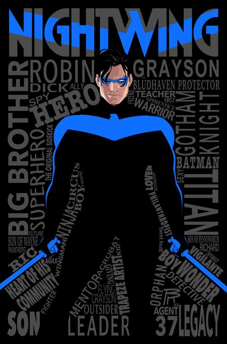 NIGHTWING #99 CVR E INC 1:50 BRUNO REDONDO TEXT CARD STOCK VAR