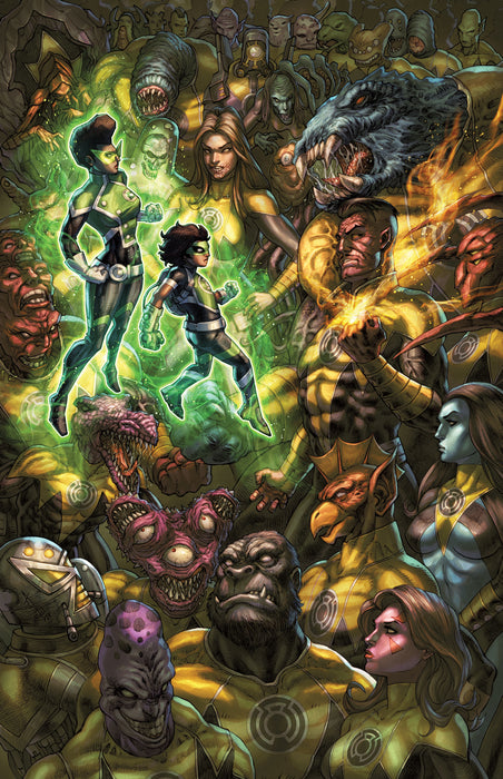 GREEN LANTERN #10 CVR B ALAN QUAH CARD STOCK VAR