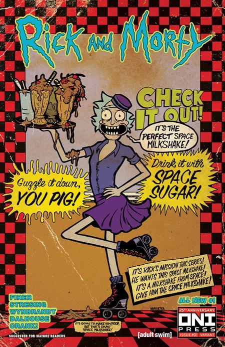 RICK AND MORTY #1 CVR E RAFER ROBERTS VAR (MR)
