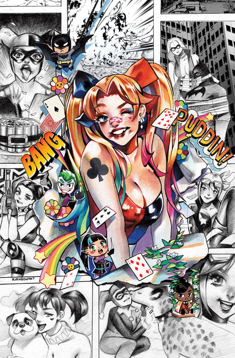 HARLEY QUINN #12 CVR C INC 1:25 RIAN GONZALES CARD STOCK VAR