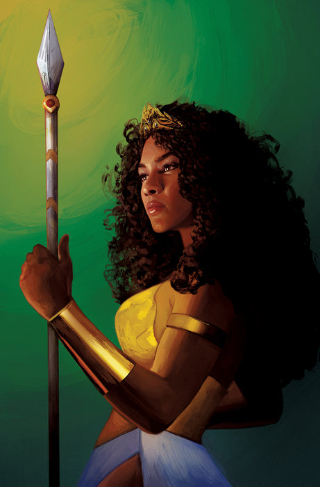 NUBIA AND THE AMAZONS #5 (OF 6) CVR C ALEXIS FRANKLIN BLACK HISTORY MONTH CARD STOCK VAR