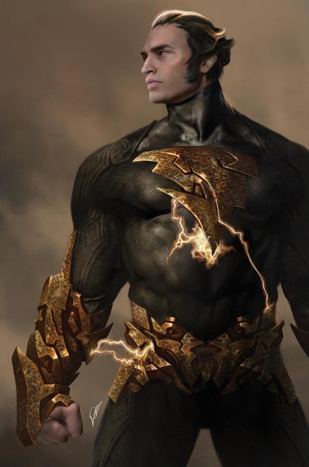 BLACK ADAM #8 (OF 12) CVR E INC 1:25 ALEXANDER LOZANO CARD STOCK VAR